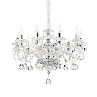 Хрустальная люстра Ideal lux Negresco SP8 Trasparente (141053) 18542 фото
